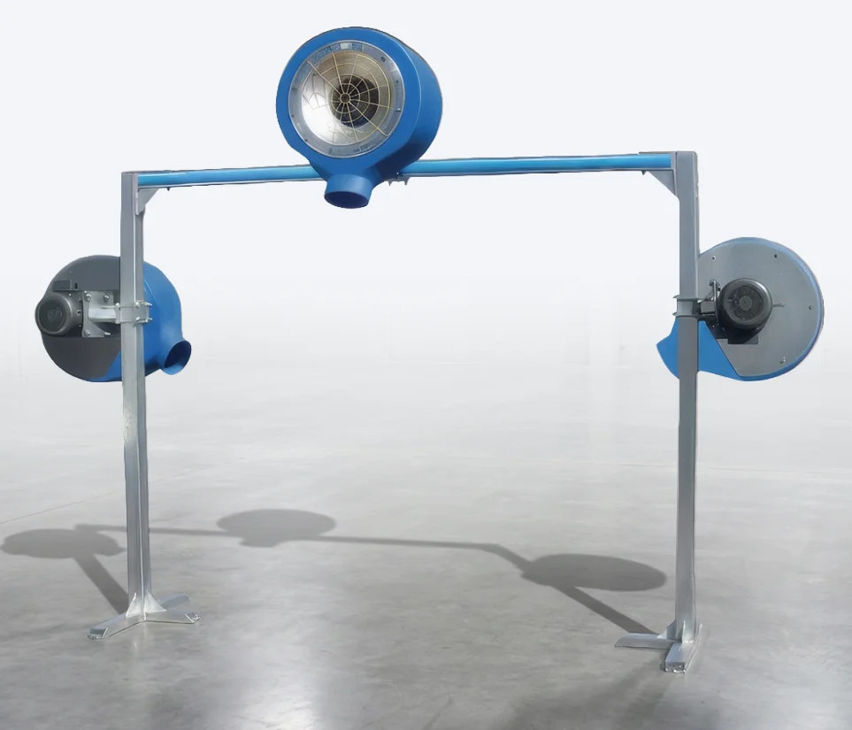photo of the vehicle dryer system by Hercules Car Wash Systems