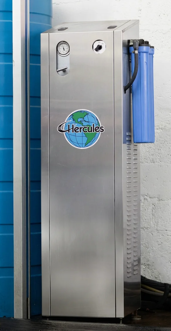 photo of reverse osmosis filtration system of the Hercules Car Wash System