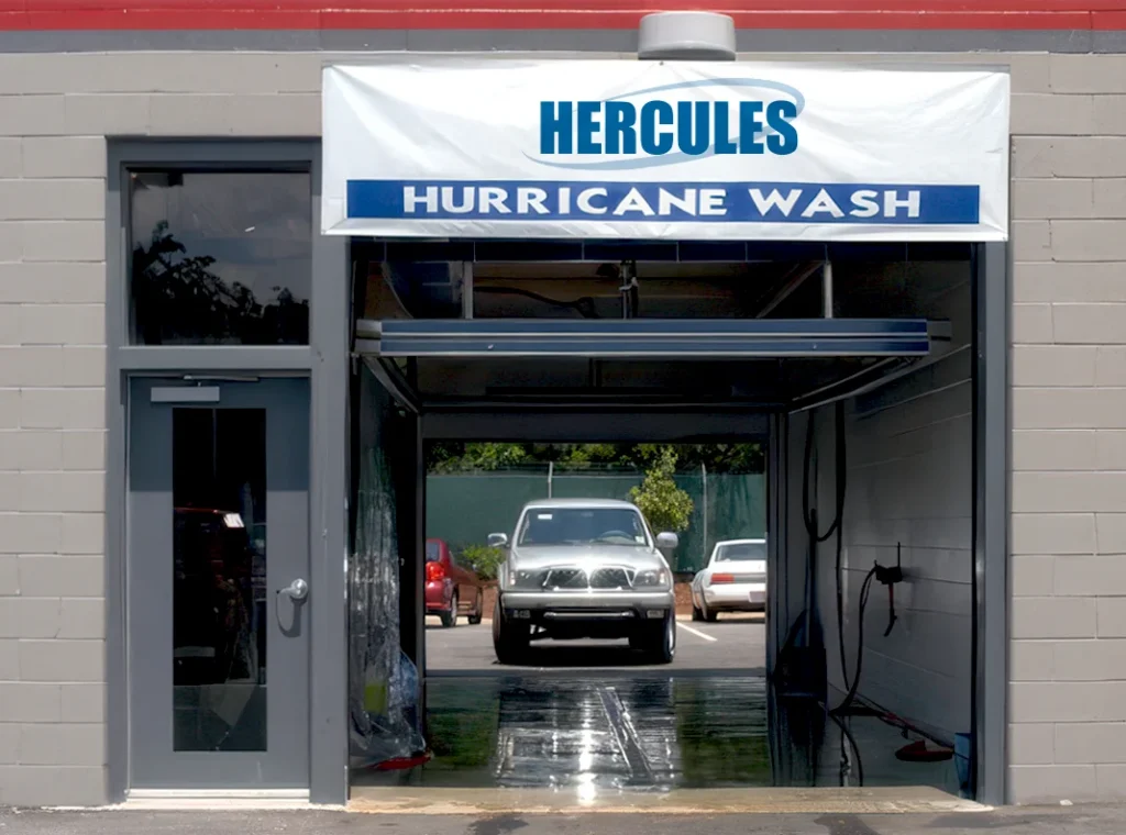 photo of a Hercules Hurricane Car Wash system