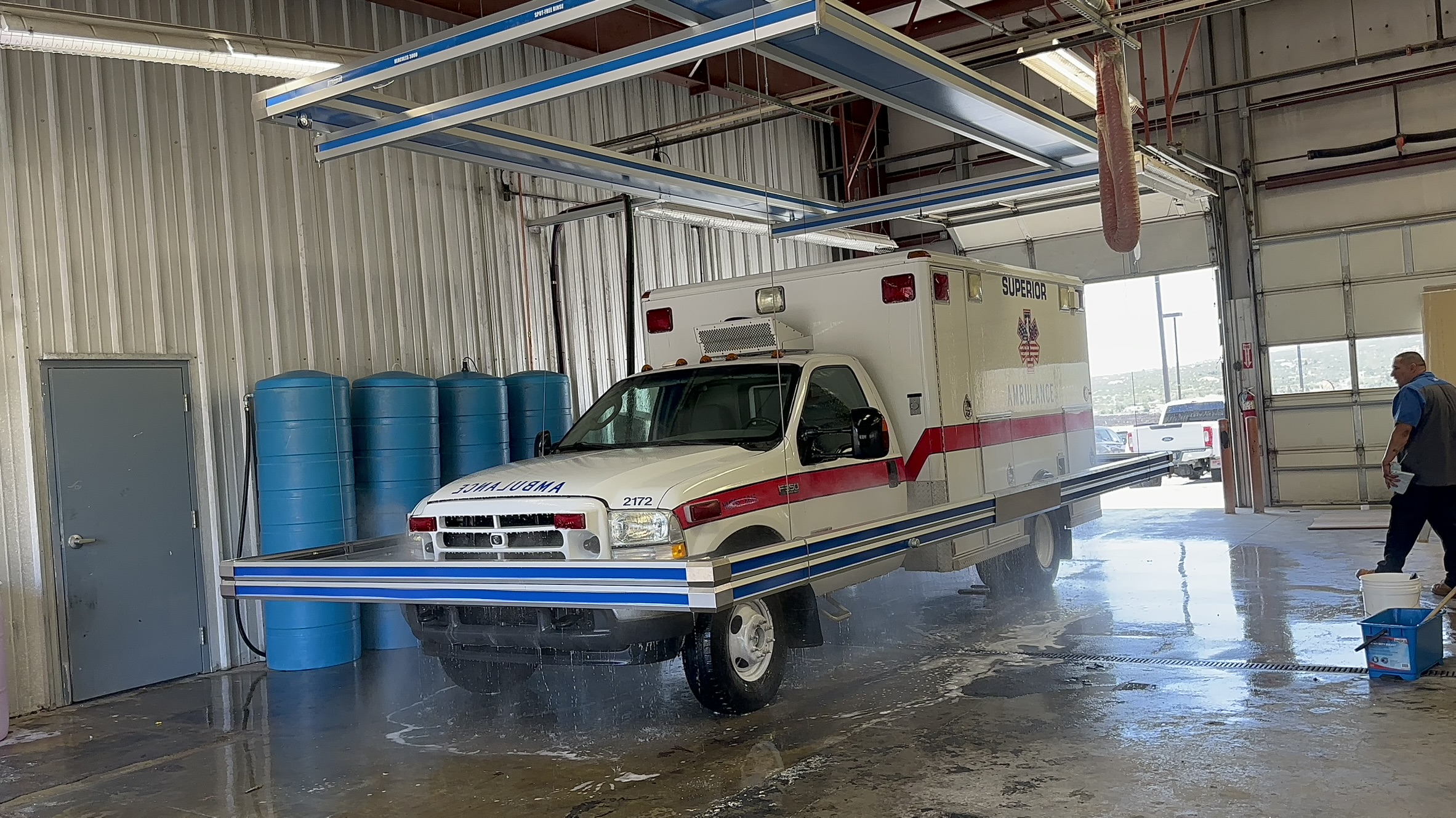 Emergency Vehicle Washing System